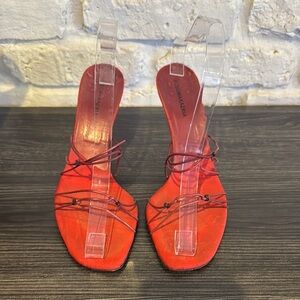 BCBG Maxazria strappy heel